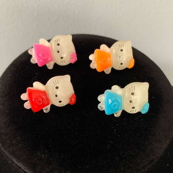 Hello Kitty Jewelry - Vintage Hello Kitty Earrings 2 Mix & Match Pairs